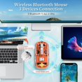 thumbnail image 3 of Mouse inalámbrico Bluetooth 5.1 recargable y silencioso A.JAZZ, 3 of 9