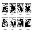 thumbnail image 2 of Window Sticker Scary Creepy Glass Window Decal Double Sided Window Clings for Dress Up Adhesive Sticker Gift Decoration, 2 of 7
