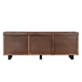 thumbnail image 6 of Taran Designs Cedric 6-door Solid Wood Sideboard in Dark Brown/Black, 6 of 9
