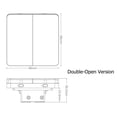 thumbnail image 2 of Wirelessly Smarts Switch 16A Light Controller Compitable with Mijia Mi Home AC250V/16A Double Button, 2 of 7