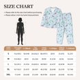 thumbnail image 4 of Bingfone Womens Pajama Sets Rabbit And Butterfly Print,Long Sleeve Loungewear Pajamas Set-Small, 4 of 8