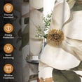 thumbnail image 2 of Tchckioa Vintage Flowers Blackout Curtain for Bedroom,Privacy Protection Window Drapes,52x84,2 Panels, 2 of 6