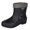 Black, variant on LIJCC Non Slip Warm Rain Boots for Women Water Proof Elastic Slip on Ankle Removable and Washable Booties Non Slip Warm Rain Boots