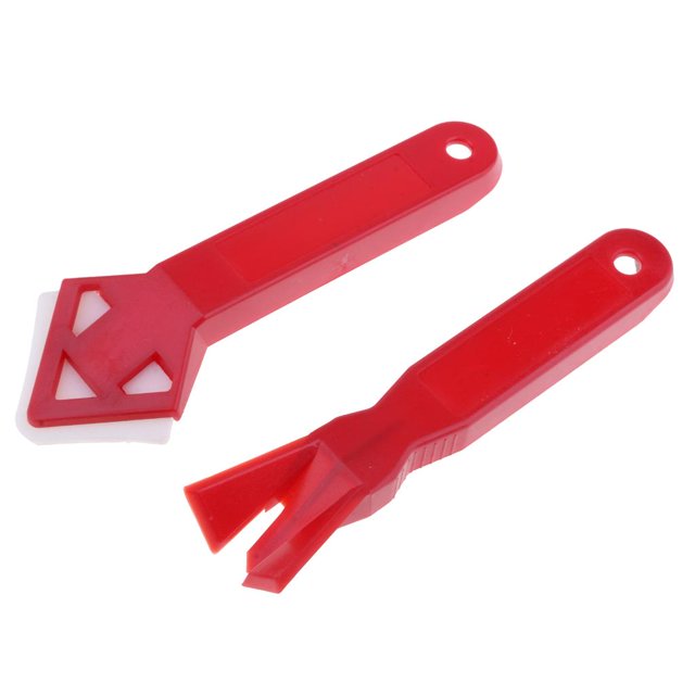2x De Herramientas De Acabad Relleno De Eliminación De Masilla De Sellado De Silicona Para Esmaltado Y Azulejos Soledad Removedor de sellador de silicona