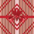 thumbnail image 1 of Ahgly Company Tapis d'Intérieur Lavable en Machine Carré Rouge Transitionnel, 8 Pieds Carré, 1 of 7