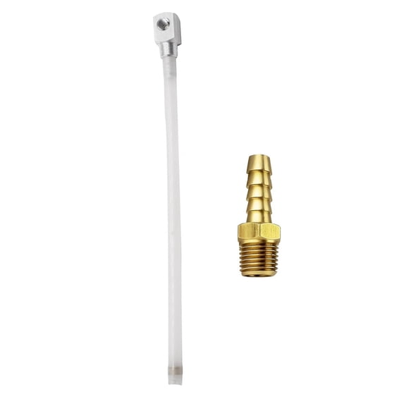 TAPDRA Marine Fuel Pickup Tube 12 Inch Polyethylene For Standard Marine Tanks 7 0948 Replacement Brass Adapter