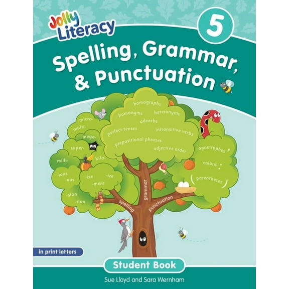 Spelling, Grammar, & Punctuation Student Book 5: In Print Letters (American English Edition), (Paperback)