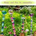 thumbnail image 4 of 102 Pcs Fairy Garden Accessories Outdoor Kit - DIY Fairy Wand Beaded Garden Stakes Decorative Kit with Miniature Mushrooms Figurine for Different Festivals, Beadable Items(Mushrooms), 4 of 7