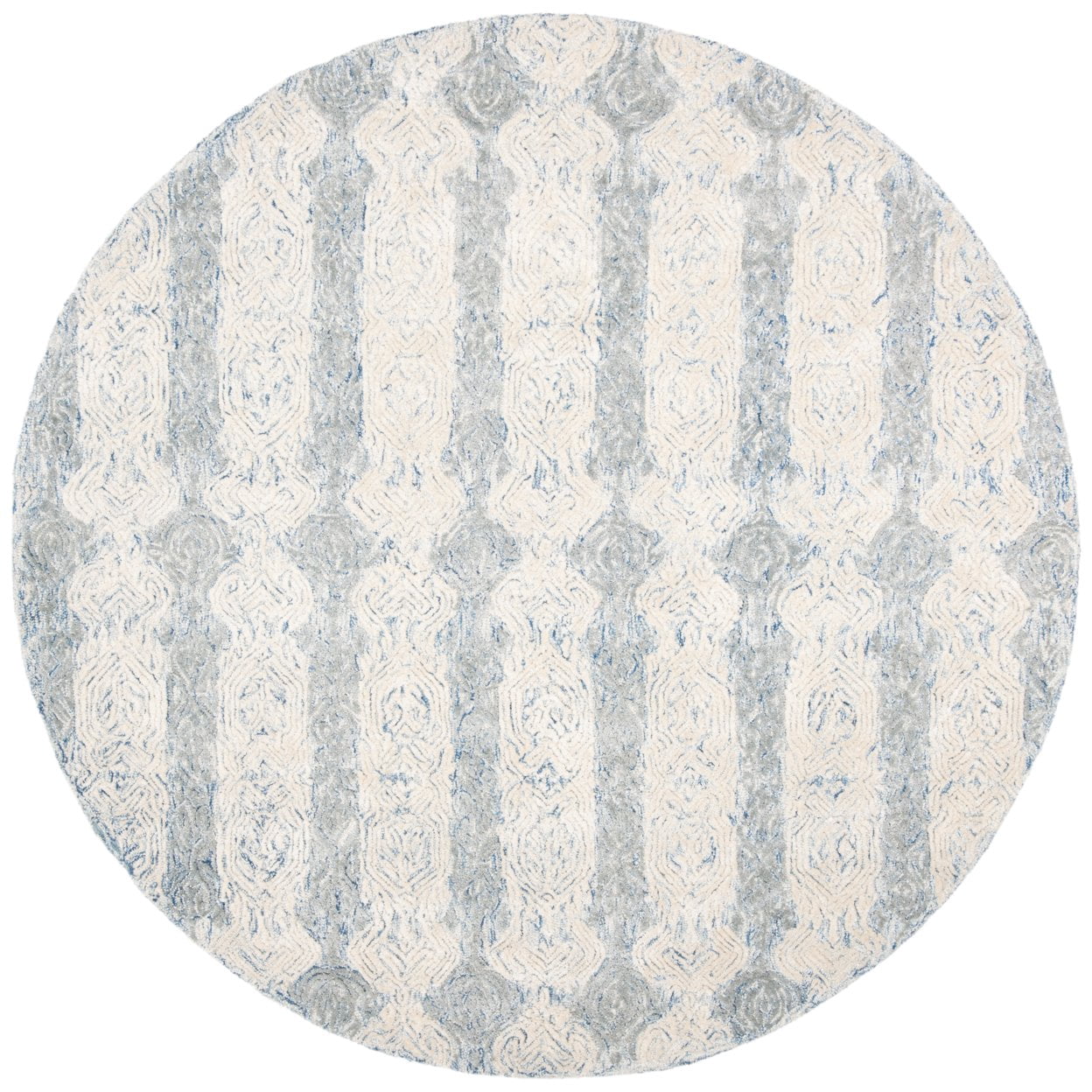 SAFAVIEH Glamour Aubree Abstract Area Rug, Blue/Ivory, 3' x 5'