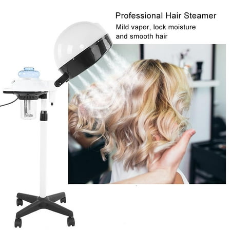 Yosoo Salon Spa Hair Steamer Rolling Stand Hooded Hair Coloring Perming Conditioning Steamer, Salon Hair Steamer, Hooded Hair
