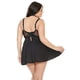 thumbnail image 2 of Babydoll Con Copa Y Aros Con Cuello Halter Y Tanga Negro Sm(D0102Hesccw.), 2 of 3
