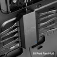 thumbnail image 5 of FH-10 10 puertos ventilador HUB 3 pines/4 pines PWM adaptador divisor 12 V SATA fuente de alimentación, 5 of 5
