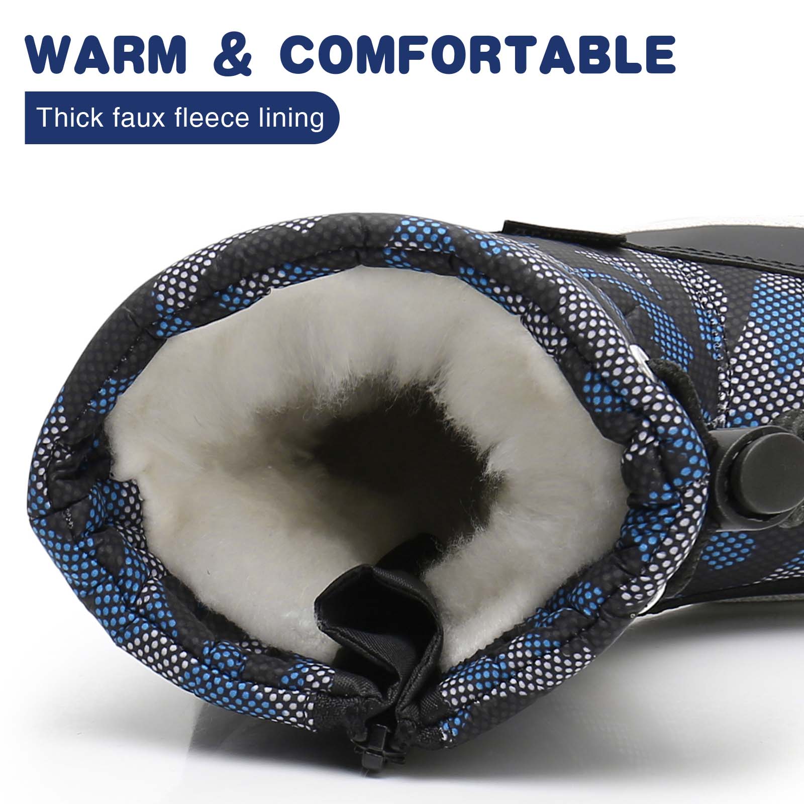 Apakowa Boys' Cold Weather Snow Boot photo 4