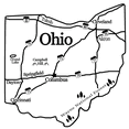thumbnail image 2 of BambooMN Engraved State Silhouette w/ Map Serving and Cutting Board - Ohio - 1 Piece, 2 of 2