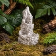 thumbnail image 1 of Cueva de artificial para reptiles, escondite de para reptiles, accesorio decorativo de piedra artificial novedoso para pequeños reptiles. Blanco grisáceo, 1 of 8