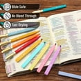 thumbnail image 3 of Mr. Pen- Aesthetic Highlighters and Pens No Bleed, 12 Pack, Assorted Color Bible Highlighters No Bleed, Black Ink Bible Pens, 3 of 7