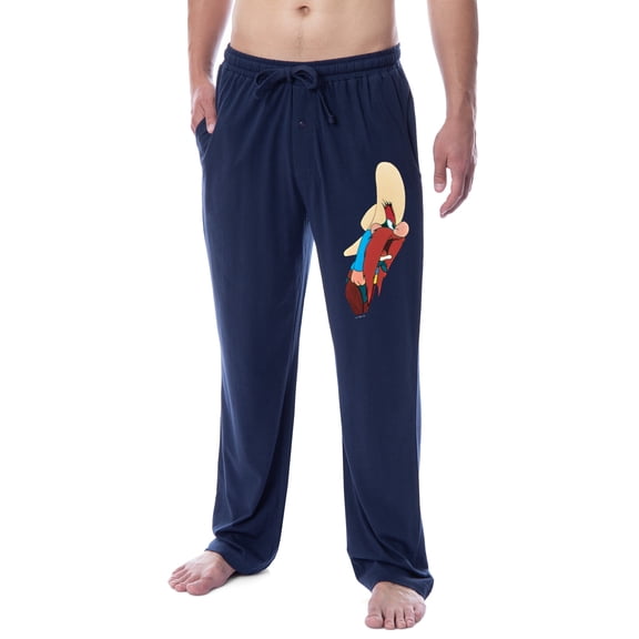 Looney Tunes Mens' Classic Yosemite Sam Character Sleep Pajama Pants