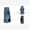 thumbnail image 3 of SpongeBob Aquarium, SpongeBob pineapple house, Squidward Easter Island home and aquarium decoration set of 3 pieces, 3 of 5