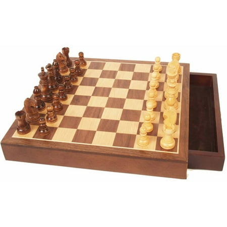 16 Wood Chess - Walnut Wood Chess Set