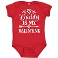 thumbnail image 3 of Inktastic Daddy is My Valentine Girls Girls Baby Bodysuit, 3 of 5