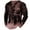 Rose Gold, variant on PMUYBHF Thermal Shirt Men Men's 3D Print Sports Long Sleeve Six Eyelet Drawstring T Shirt Men's Dress Shirts Bocomal Fr Shirts for Men