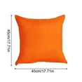 thumbnail image 3 of Ongmies Pillow Cases Clearance Pillow Covers18X18 Set Of 4 Decorations Indoor Throw Pillows for Home Couch Sofa Bed Room Decor Orange, 3 of 6