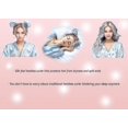 thumbnail image 2 of Juego de 2 rizadores de pelo sin calor de satén: rulos para el pelo, rizadores de pelo sin calor con gorros para dormir durante la noche, diadema con varillas suaves para rizar, 2 of 5