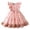 2591Pink5346, variant on Rggeeun Toddler Girls Summer Dress With Flutter Sleeves Party Gown For Birthday Celebration And Cozy Casual O-Neck Sundress