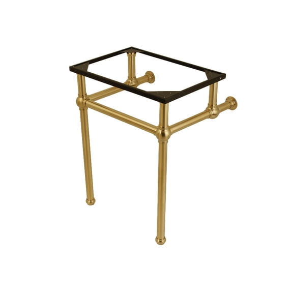 Kingston Brass Vbh242030 Templeton 30" Tall Wall Mounted Brass Lavatory Console Legs -