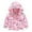 Z1 Hot Pink, variant on Toddler Boys Rain Jackets Girls Casual Jackets Printing Cartoon Hooded Outerwear Zipper Coats Long Sleeve Windproof Coats Raincoat Windbreakers For Kids,Size 4-5 Years