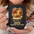Chinese New Year 2026 Year Of The Horse 2026 Lunar New Year Coffee Mugs ...