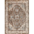 thumbnail image 3 of BERTHMEER Large Area Rug 8'x10' Living Room Rug,Washable Vintage Indoor Non-Slip Rugs for Bedroom Dining Room Farmhouse,Brick Red and Beige, 3 of 5
