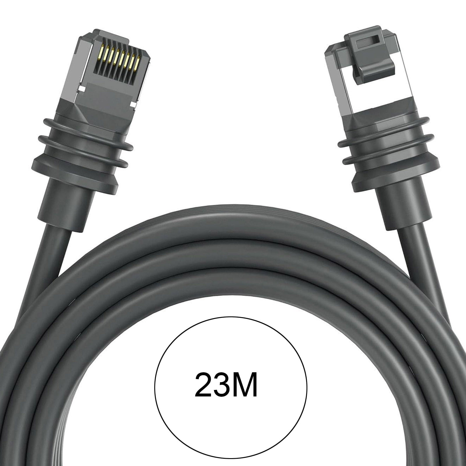 Hyasfey Ethernet Cable Extension Satellite Replacement Parts 1200Mbps High Speed Waterproof Plug-and-Play