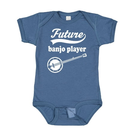 

Inktastic Future Banjo Player Childs Music Gift Baby Boy or Baby Girl Bodysuit