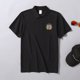 thumbnail image 3 of Camiseta de manga corta de verano, polo para hombre, camiseta con solapa, ropa holgada, versión coreana de la tendencia, marca Tide de moda que combina con todo, talla L, 3 of 5