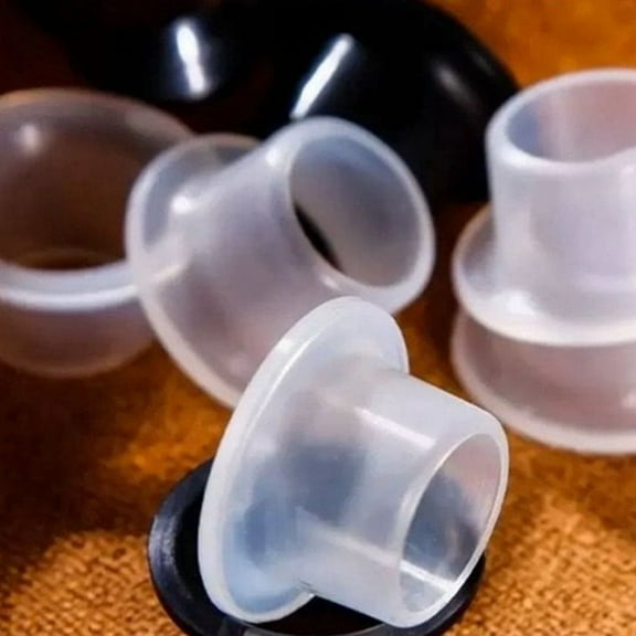 Faucet Leak-Proof Sealing Gasket Pipe Hose Silicone for Plumbing Plug Prevent Leakage Transparent White 50PCS