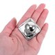 thumbnail image 5 of IDEANATEGRATE Manija Decorativa De Metal Plateada Con Superficie Lisa Para Cajones Y Puertas De Muebles, 5 of 8