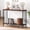 Rustic Brown, variant on Console Table, Sofa Tables Narrow Entryway Table with Wood Shelf and Metal Frame, 41.5" Behind Couch Table Industrial Hallway Table for Living Room, Foyer, Bedroom, Rustic Brown