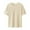 #4b# Beige, variant on Mens Summer T Shirts Casual Ribbed Textured T-Shirt Crew Neck Stylish Tees Beige XL