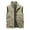 Khaki, variant on HKEJIAOI Men's Casual Vest Outdoor Lightweight Vest Multi Pockets Sleeveless Jacket for Fishing Travel Safari Sports