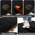 thumbnail image 5 of OVYEOFR 16.4 x 3 ft Commercial Carpet Entrance Mats, Non Slip Commercial Floor Mat Runner Rug Utility Mat, Black, 5 of 13