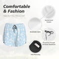 thumbnail image 6 of Xecao's Cute Bunny for a double-layer running short for women, perfect for gym, tennis, and more, featuring a convenient pocket., 6 of 9