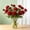 Red-Free Size/B, variant on Artificial Peony Flowers 6 Colors Faux Silk Stems Buds Wedding Home Vase Floral Arrangement Centerpiece Decor