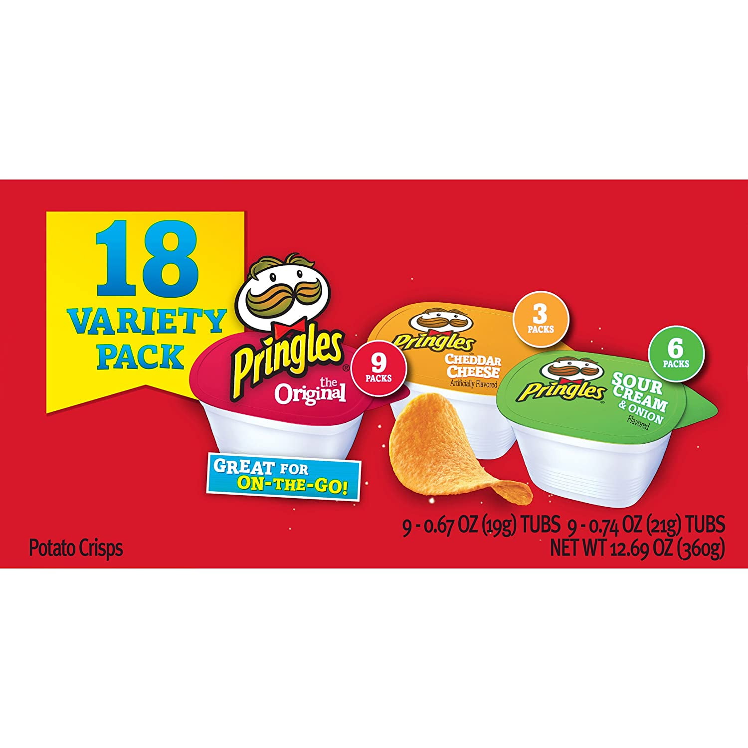 Pringles® Snack Stack 3 Flavor Variety Pack - 27 Cups