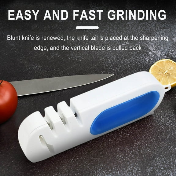 100Fens Mini Knife Sharpener Portable Four-in-one Knife Sharpener Household Fast Knife Sharpener Cutter Sharpener Kitchen Knife Sharpener Stone