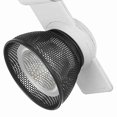 thumbnail image 4 of Benjara BM220694 12W Integrated LED Metal Track Fixture with Mesh Head, Black & White, 4 of 5