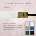 thumbnail image 3 of Oslo Home Chalk Style All In One Paint, Off White (Serene Linen), Pint(16oz), Matte, no Sanding or Priming, for Furniture, Home Decor, 3 of 6