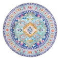 thumbnail image 3 of Unique Loom Timeless Collection Area Rug - Philip (3' 6" Round Blue/Blue), 3 of 7