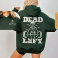 thumbnail image 4 of Dead Lift Skeleton Hoodie – Funny Gym Graphic Hoodie, Unisex Pump Cover for Fitness & Bodybuilding Lovers, 4 of 6
