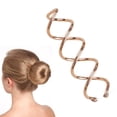 thumbnail image 2 of Ljudmp 8packs Spiral Hair Pins For Women Non-Scratch Round Clip & Bun Twist Metal Headdress Hair Accessories For Styling Bun Bobby Pins Rose Gold 8x, 2 of 6